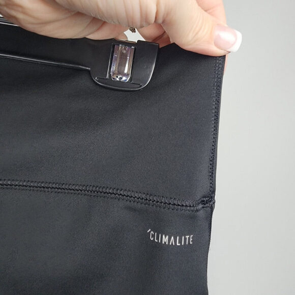 Adidas Climalite Black Capri Leggings Size L - Picture 7 of 9